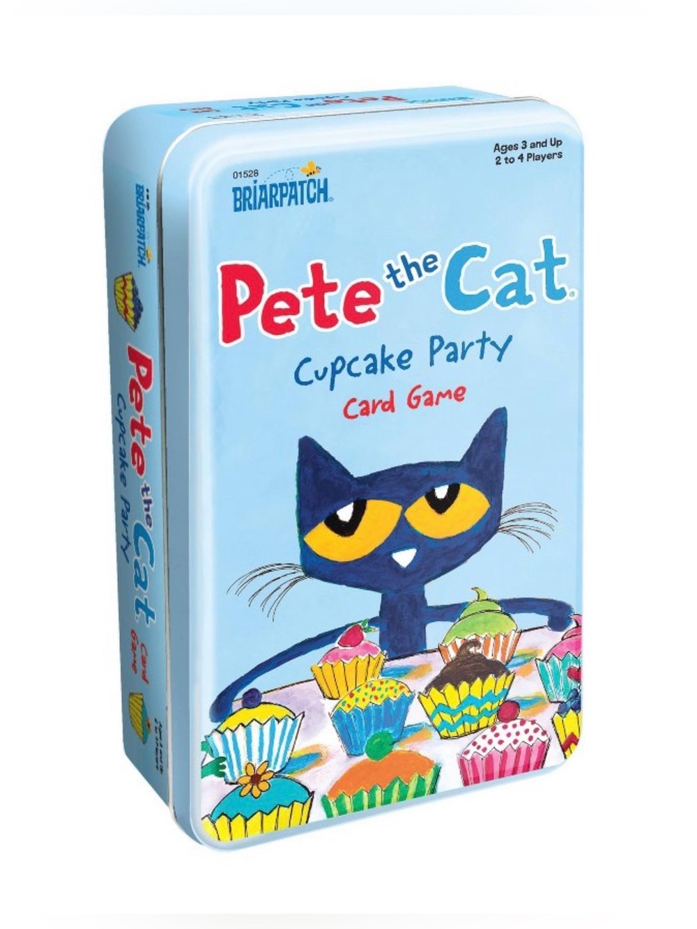 Pete the Cat Cupcake Party Card Game Tin Brand New